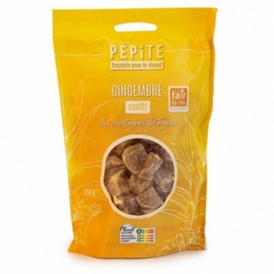 Gingembre confit cubes 250g