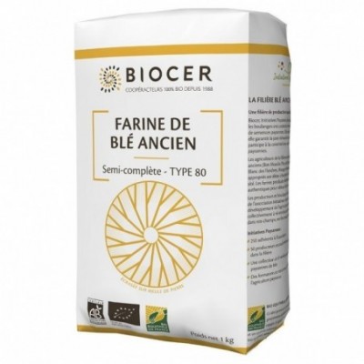 Farine de blé ancien T80 1kg