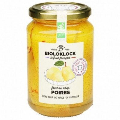 Poires au sirop "100% fruit...