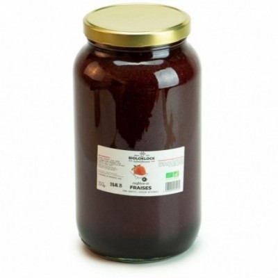 Confiture de fraises "100%...