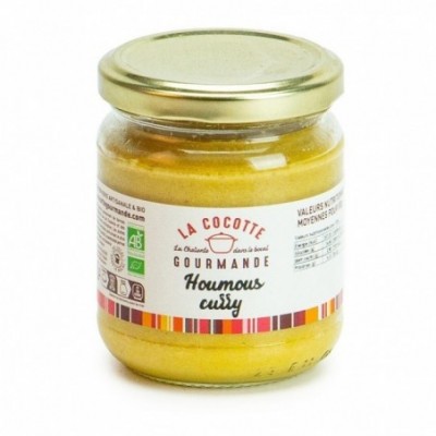 Houmous au curry 180g