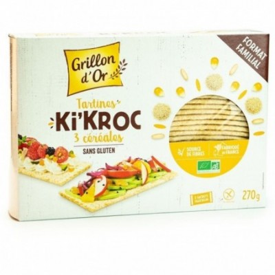 Tartines Ki'Kroc 3 céréales...