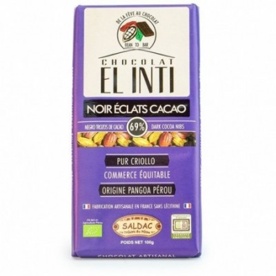 Chocolat noir 69% / éclats...