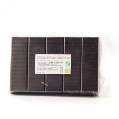 Chocolat de couverture 70%...