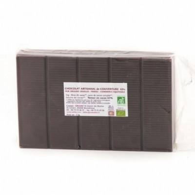 Chocolat de couverture 63%...