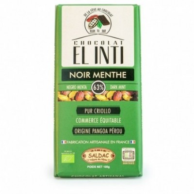Chocolat noir à la menthe...