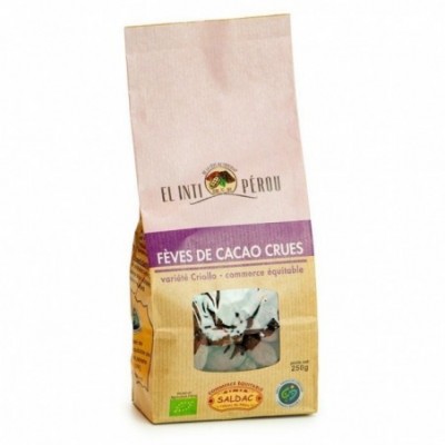Fèves de cacao cru 250g
