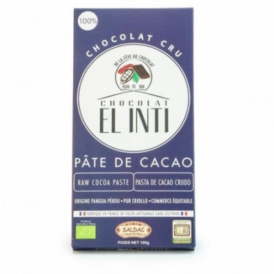 Pâte de cacao cru 100% El...