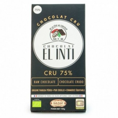 Chocolat noir cru 75% El...