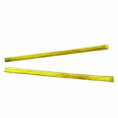Baguette de fermeture dorée...