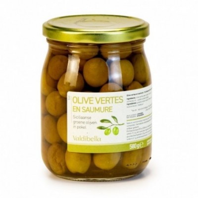 Olives vertes en saumure...