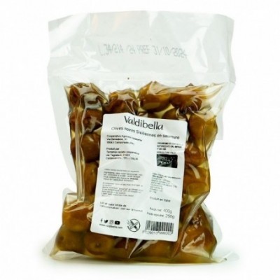 Olives noires avec noyaux -...