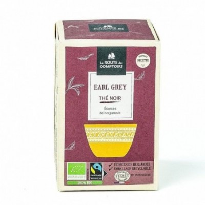 Thé noir Earl Grey...